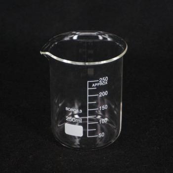 Bécher de laboratoire en verre 250ML paroi épaisse G3.3