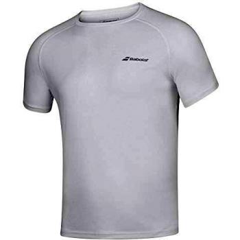 Babolat Play Youth White Crewneck Shirt, 140 cm