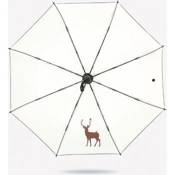 YADA INS Deer Elk Pattern Folding Umbrella for Men and Women