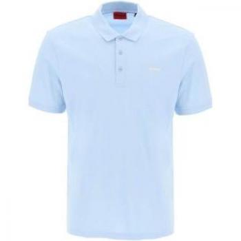 Polo HUGO Homme en coton bleu azur XL