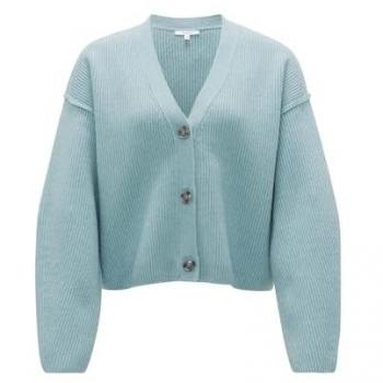 OPUS Damen Strickjacke Dautuma hellblau Größe 36