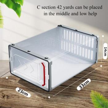 Japanese Style Flip-top Drawer Shoe Storage Box