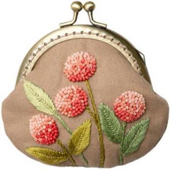 Clutch Bag Embroidery Starter Kit with Wool Needle