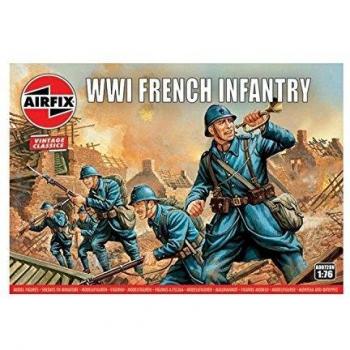 Vintage 1/76 French Infantry Figures – Airfix A00728V