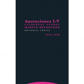 TROTTA Anotaciones I-V: Cuadernos negros (1942-1948) (Tapa blanda con solapas).