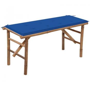 Panca Giardino Flessibile con Cuscino 118 cm