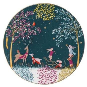 Portmeirion Deer & Robin Serving Plate – Sara Miller Edition