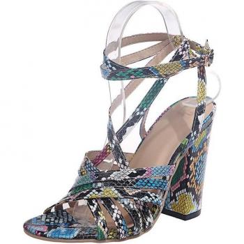 Talons Carrés Serpent Super Élégance