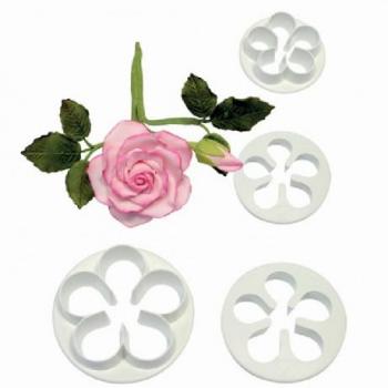 Emporte-pièce PME fleurs 5 pétales 4 pièces