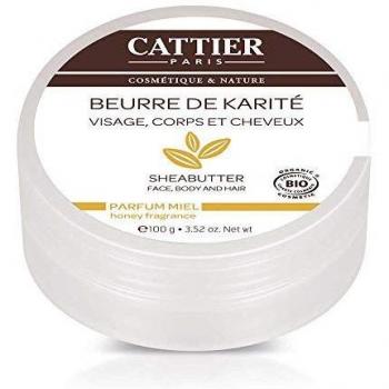 Cattier Beurre de Karité Bio au Parfum Miel 100 g