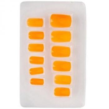 Widdmann Neonorange Ombre Kunstfingernägel