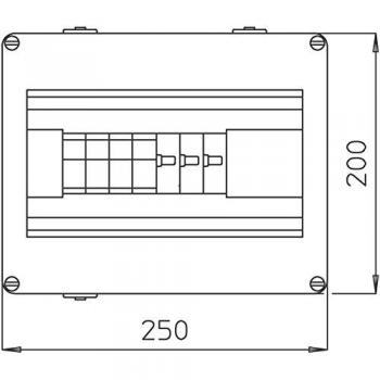 Obo-Bettermann Photovoltaik-Absicherung VG‑C DCPH1000, 4‑Zellen