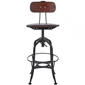 Premier Housewares Adjustable Metal Bar Stool