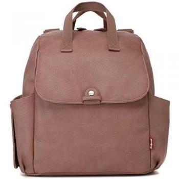 Robyn Wickelrucksack 4‑in‑1 in Kunstleder (Dusty Pink) – Baby-Mel