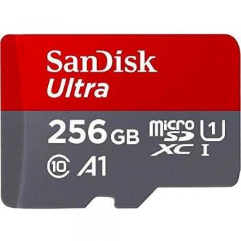 SanDisk 256GB Ultra microSDXC+SD Adapter (SDSQUA4-256G-GN6MA)