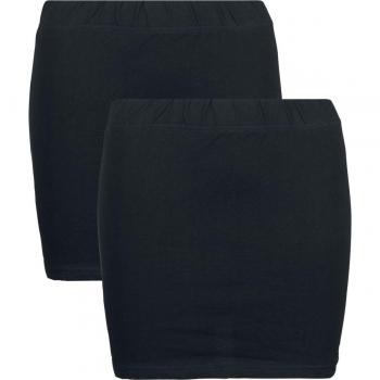 Damenrock Kurz, schwarz, Double Pack – RED by EMP, M
