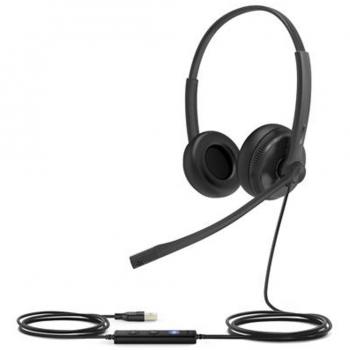 Cuffie Yealink UH34 SE Dual para Teams, Diadema de Oficina en Negro