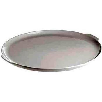 White Porcelain Cake Platter, 34.5 cm, Handled Design