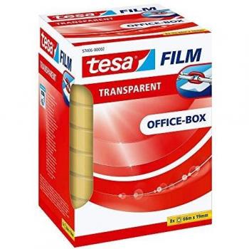 Tesa Clear Self-Adhesive Tape 66m x 19mm