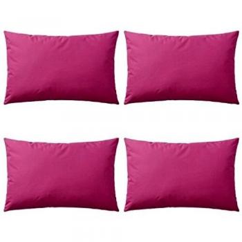 Cuscini da Patio 4 pz 60x40 cm Rosa