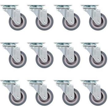 Vidaxl's 24 Swivel Casters, 50 mm