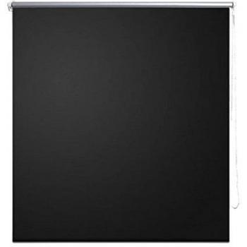 Blackout Roller Blind 160 x 230 cm Black
