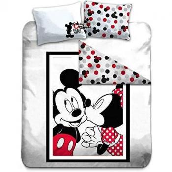 Literie double Minnie et Mickey