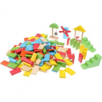 Erwachsenen-Domino Holzset – 150 Teile – Familienspaß