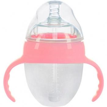 Biberon Silicone Anti‑Flatus Poignée Large