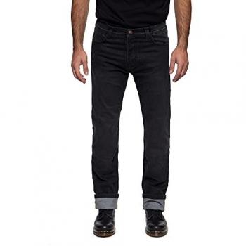 King Kerosin Kustombuilt Pantaloni Tessili Nero 40