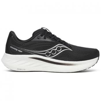 Saucony Ride 18 Large Size Black/White