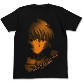 Cospa Evangelion NTV Ayanami Black Graphic Shirt – Medium