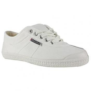 Kawasaki Basic 23 Scarpe in Tela Bianche