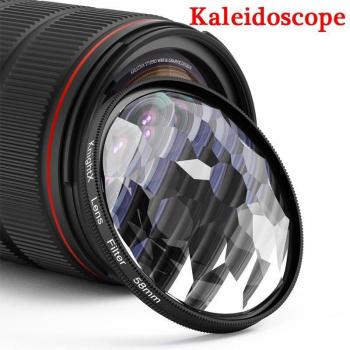 Accesorio Fotográfico KnightX Prismal: Caleidoscopio 58/67 mm con Lente Estrella