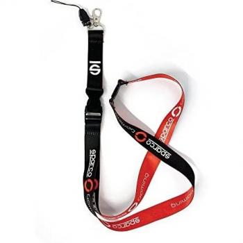 Collar Deportivo Sparco Gaming Color Negro y Rojo
