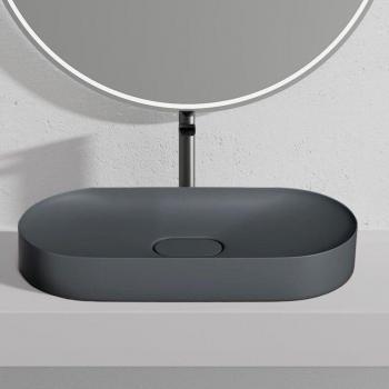 Iris Grey Matte 71 cm Washbasin by REA Conglomerate