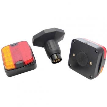Kit luci di stop e direzione rimorchio 7 poli