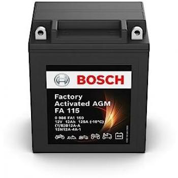 Batterie Bosch Fa115 Yb12a-a 12n124-4a-1, 12 V, 12 Ah, 125 A