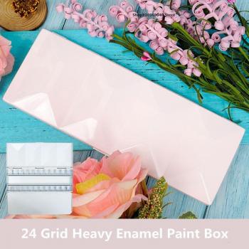 Palette Artistique 24 Grilles – Boîte Émail Résistante
