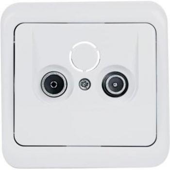 Prise TV Radio IP20 Encastrée