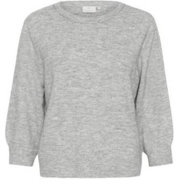 Pullover für Damen, KAFFE Meridith, Hellgrau, Größe XXL