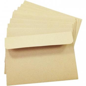 10pcs Black Red Kraft Paper Envelopes for DIY Card Craft