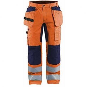 Pantaloni visibilità 1552 arancione marine L fr(46) se(c52) corti