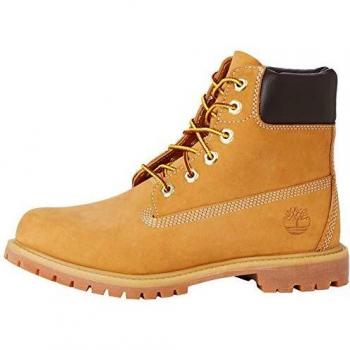 Timberland Damen 6 Zoll Premium Boots, Gelb (Wheat Nubuck), 39 EU