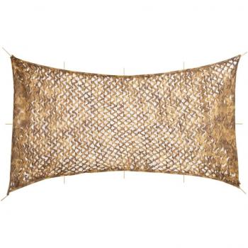 Sand-Colored Camouflage Net with Bag 816x520 cm