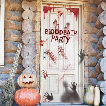 Self-Adhesive Horror Door Wallpaper