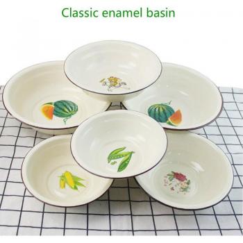 Enamel Basin Set