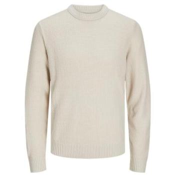 Pull en Tricot Jack & Jones JJROY Beige