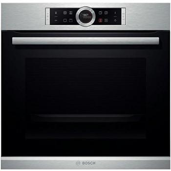 Bosch HBG633NS1 four encastré inox 71 l A+ 10 modes, Ecoclean, halo, rail à un niveau