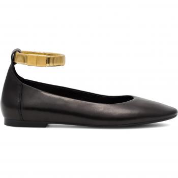 Gino Rossi Damen Ballerinas ROSLIN-SLT569P-19 Schwarz